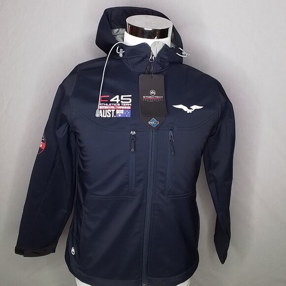 Mens Functional Dept Training Australia Stormtech Petite Sz Small Navy Jacket - Picture 1 of 8